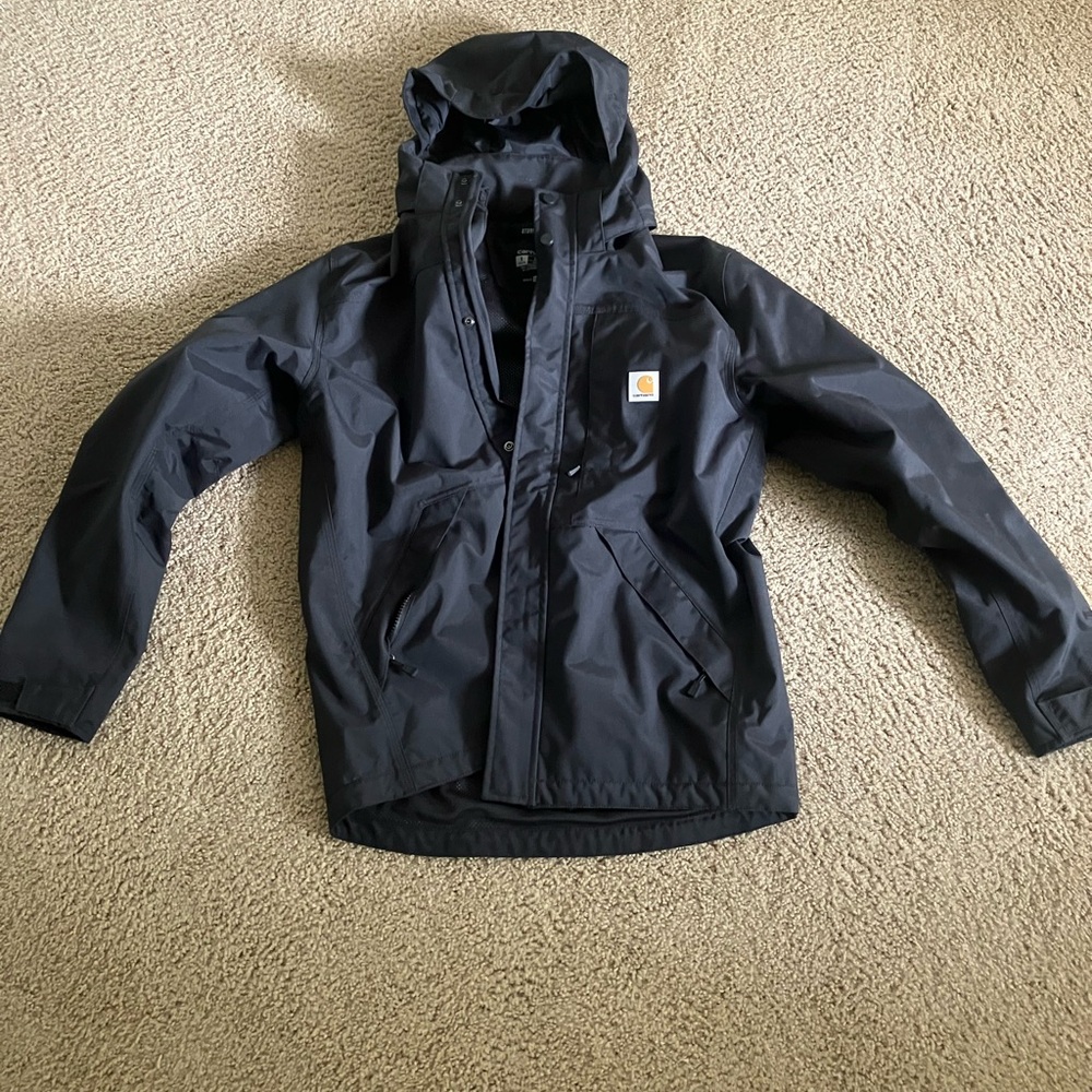 Carhartt Men’s small rain jacket, NWOT